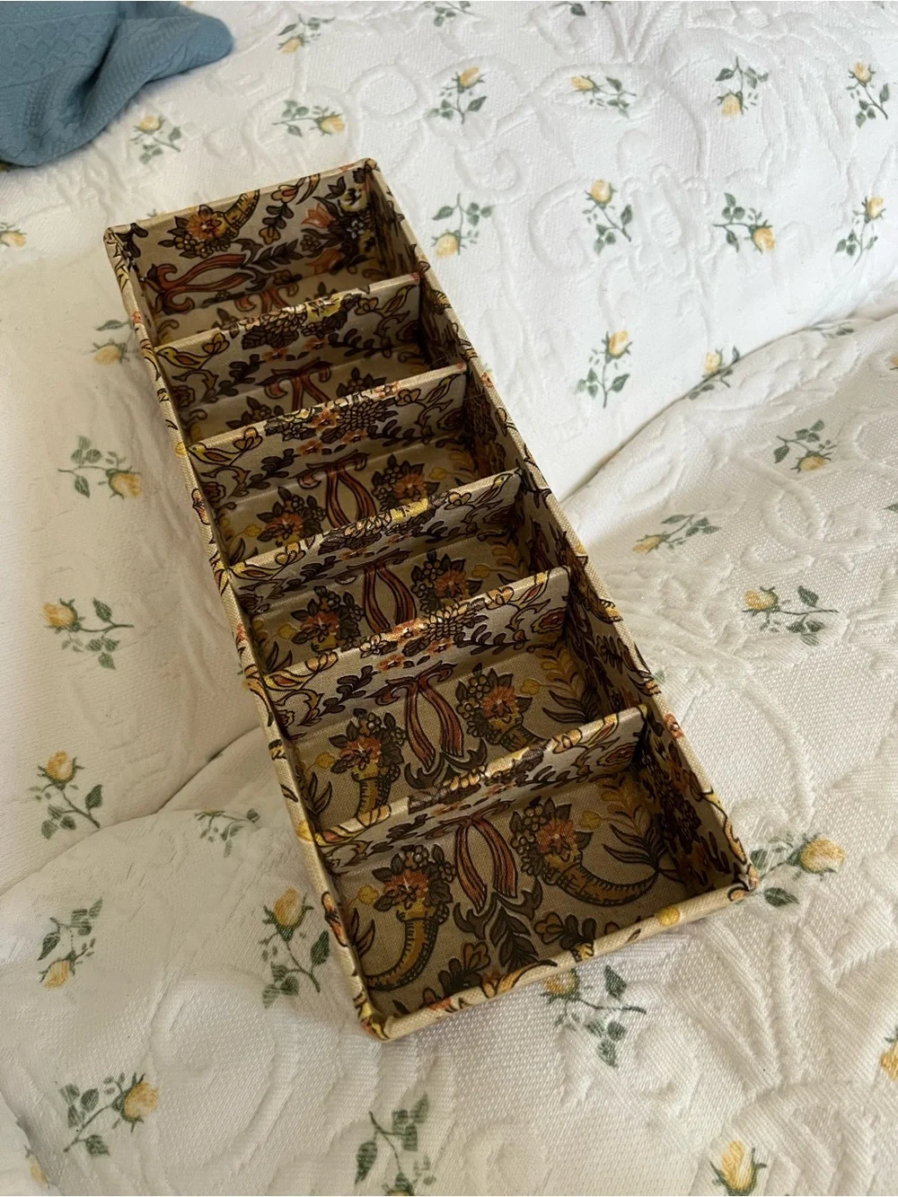 Floral Boho Patterned Jewelry Organizer Tray